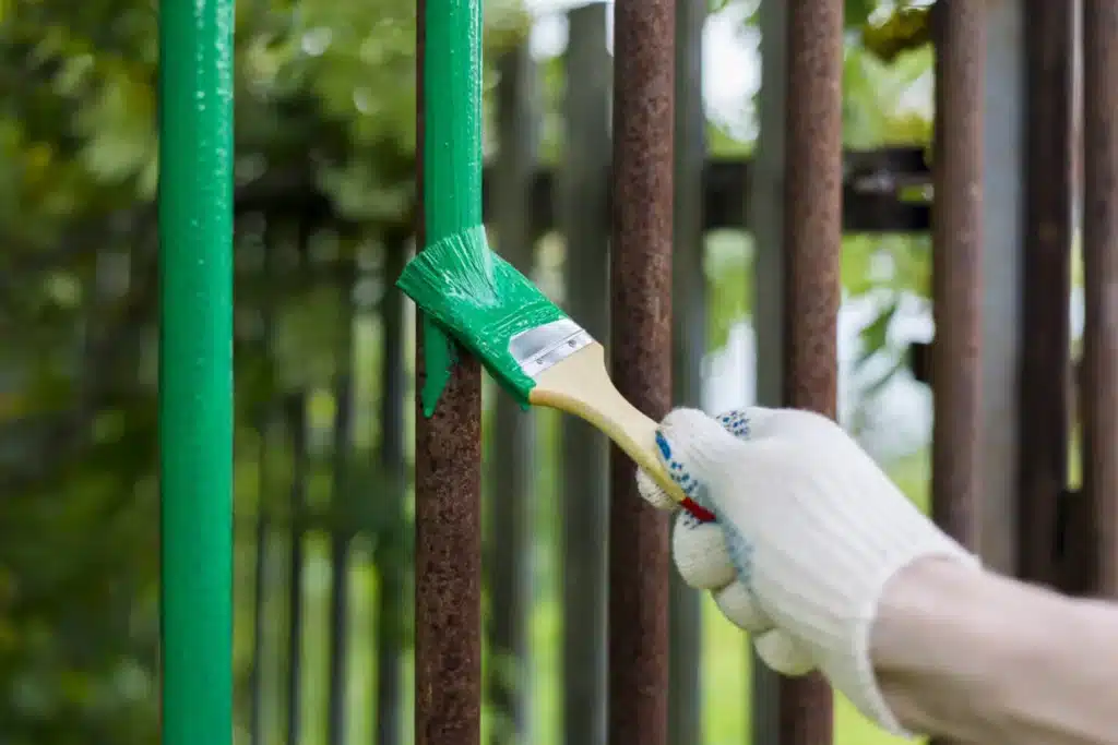 Peinture de portails, volets et barrières extérieures